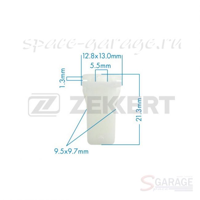 Клипса крепёжная Zekkert для Ford (XZK-BE-2558) | параметры
