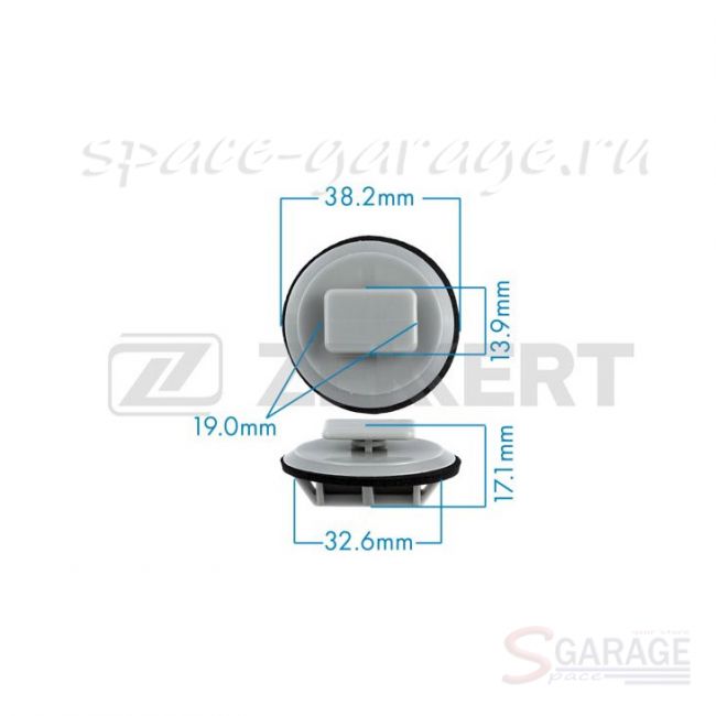 Клипса крепёжная Zekkert для Mazda (XZK-BE-2685) | параметры