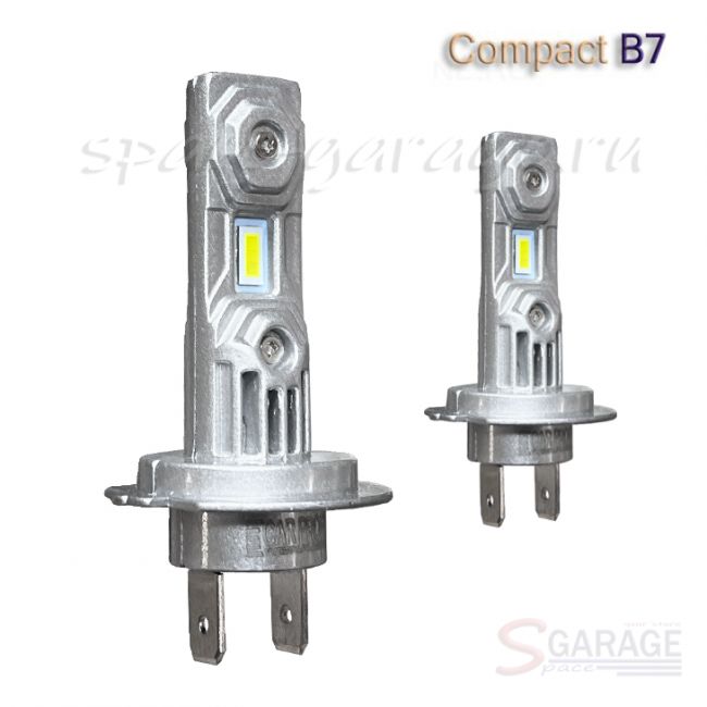 Светодиодные лампы CarProfi CP-B7 H7 (H18) Compact Series 5100K CSP, 13W, 3000Lm (к-т, 2 шт) | отзывы